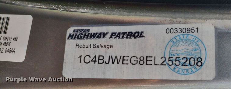 image for item LL9247 2014 Jeep Wrangler Sahara  SUV