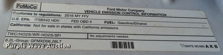 image for item LM9802 2016 Ford F250 Super Duty XL  Crew Cab pickup truck