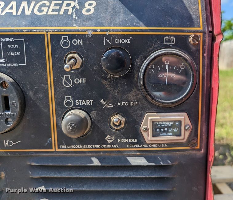 image for item LM9810 Lincoln Ranger 8  welder/generator