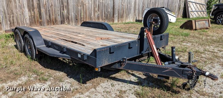 image for item LM9812 2006 Friesen  tilt deck equipment trailer