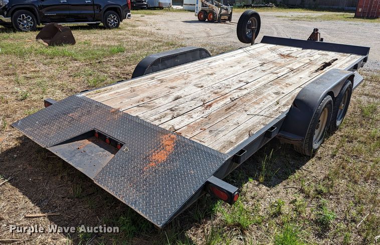 image for item LM9812 2006 Friesen  tilt deck equipment trailer