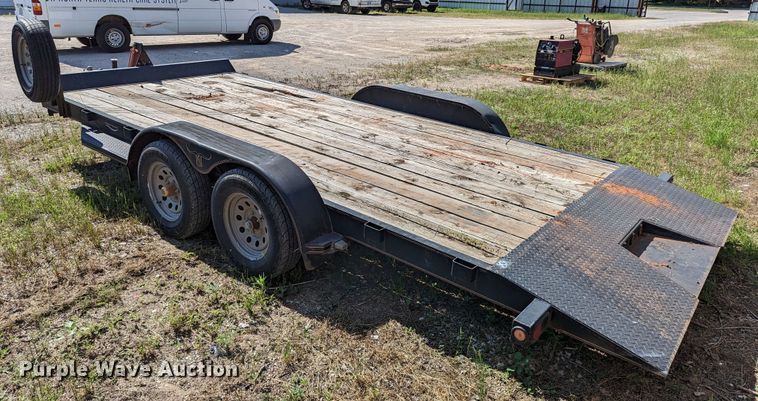 image for item LM9812 2006 Friesen  tilt deck equipment trailer