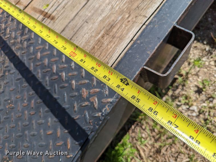 image for item LM9812 2006 Friesen  tilt deck equipment trailer