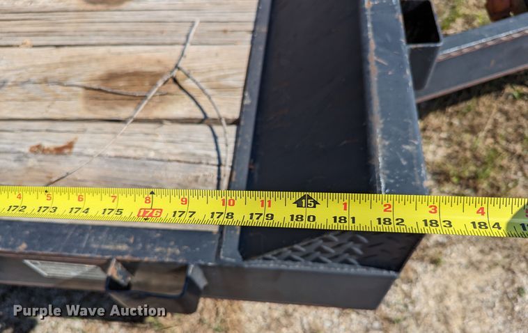 image for item LM9812 2006 Friesen  tilt deck equipment trailer