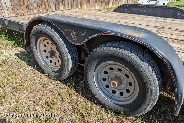 image for item LM9812 2006 Friesen  tilt deck equipment trailer