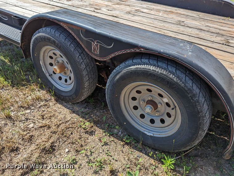 image for item LM9812 2006 Friesen  tilt deck equipment trailer