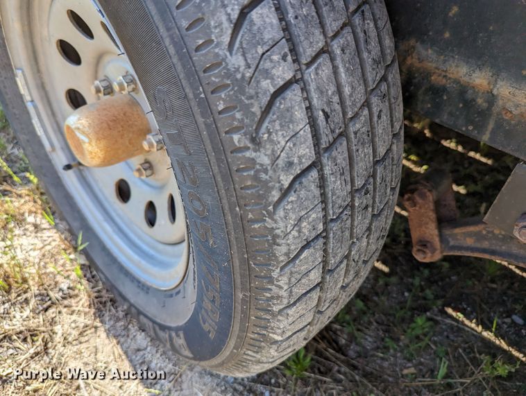 image for item LM9812 2006 Friesen  tilt deck equipment trailer