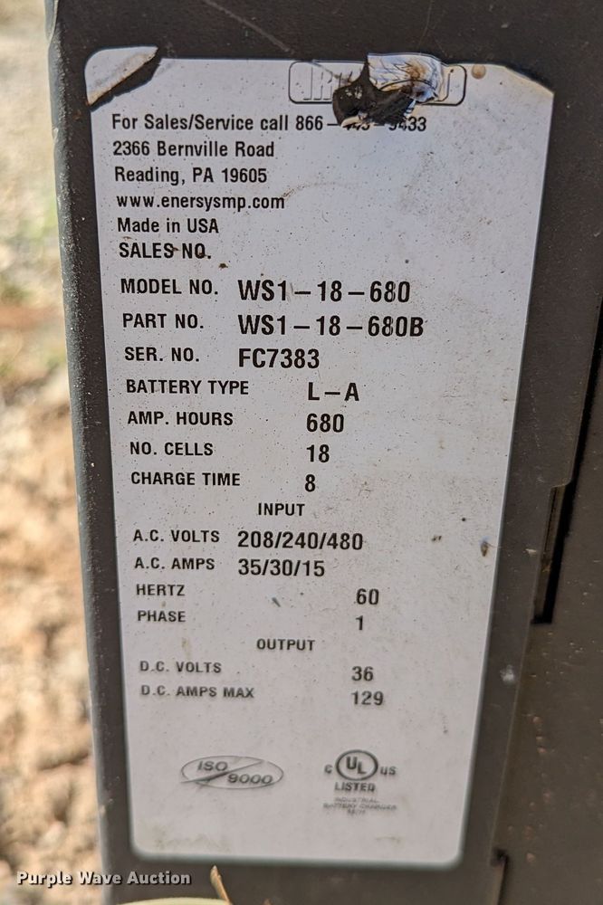 image for item LM9814 Crown SC 4020-30 TT190  forklift