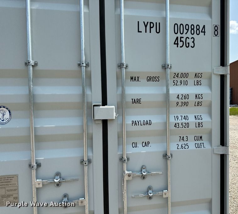 image for item LN9248 40'L shipping container