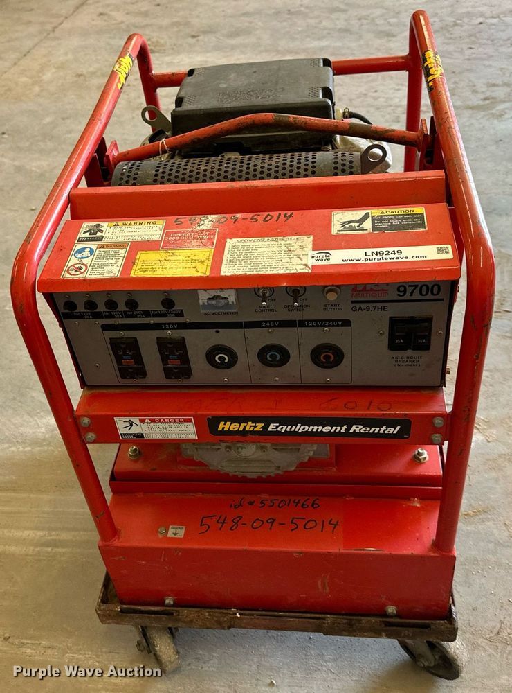 image for item LN9249 MultiQuip  GA9.7HE generator