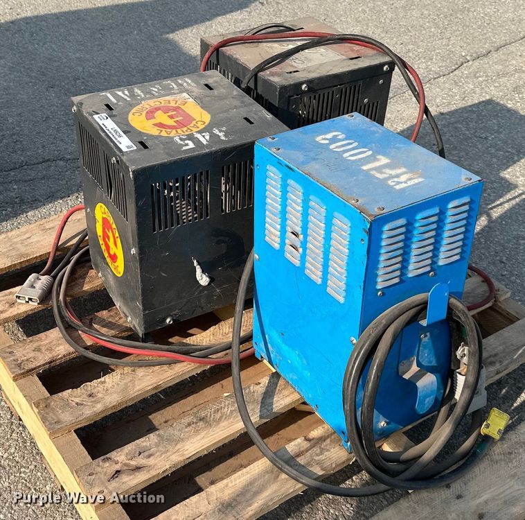image for item LN9256 (3) forklift battery chargers