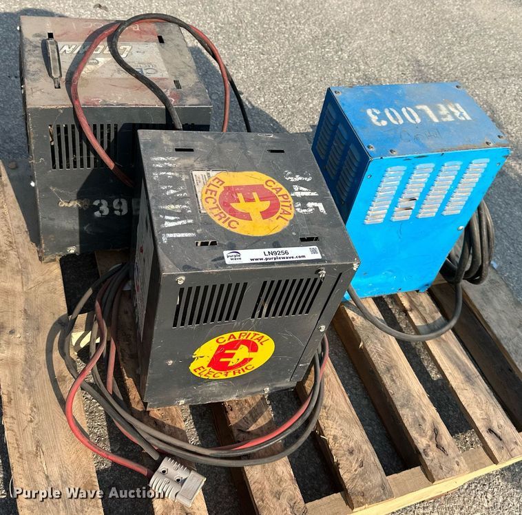 image for item LN9256 (3) forklift battery chargers