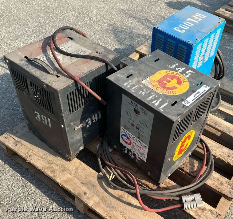 image for item LN9256 (3) forklift battery chargers