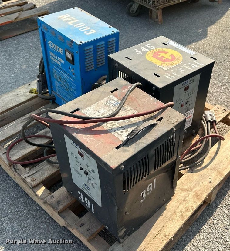 image for item LN9256 (3) forklift battery chargers
