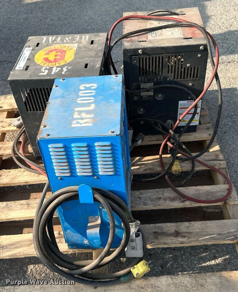 image for item LN9256 (3) forklift battery chargers