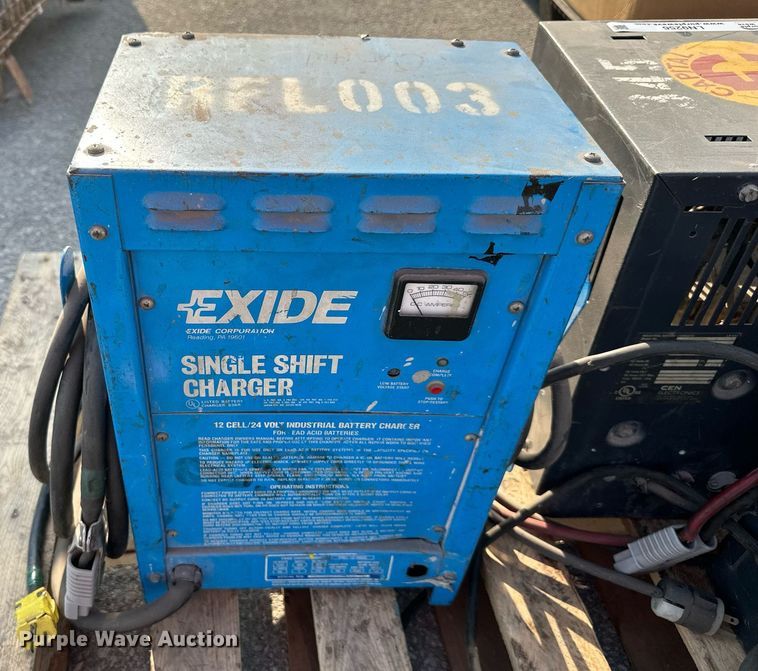 image for item LN9256 (3) forklift battery chargers