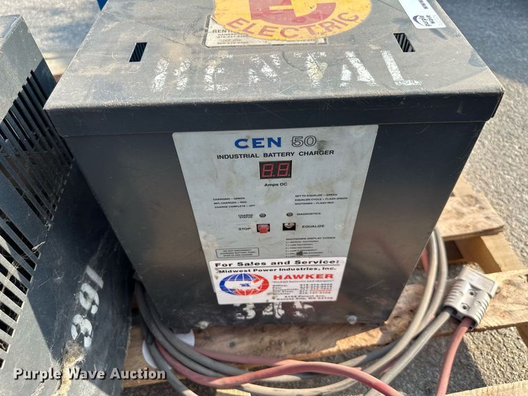 image for item LN9256 (3) forklift battery chargers