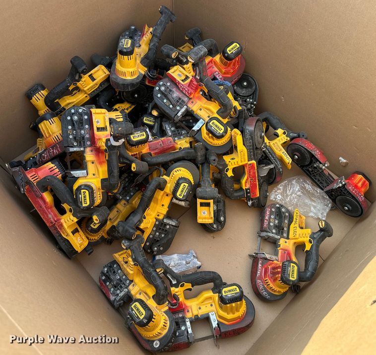 image for item LN9257 Approximately 30 DeWalt 20V bandsaws
