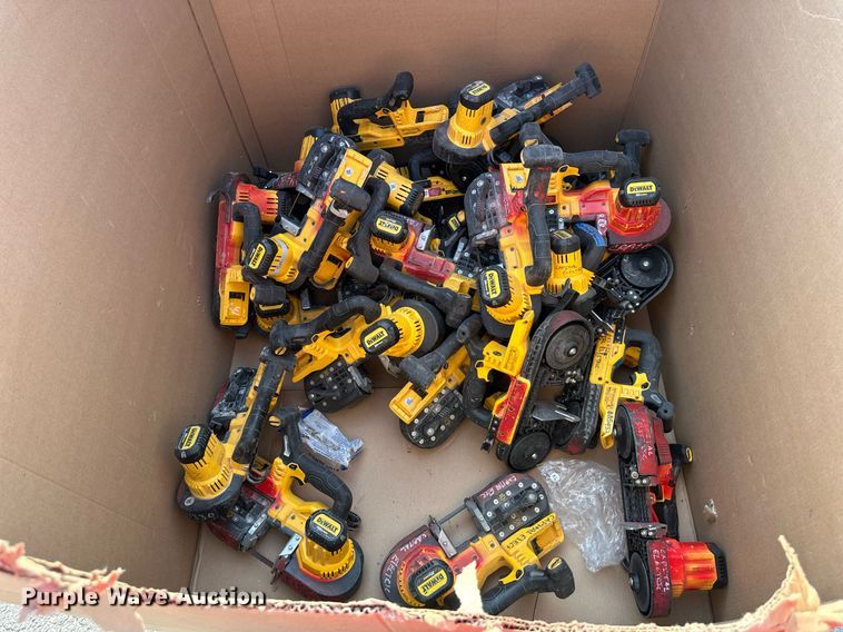 image for item LN9257 Approximately 30 DeWalt 20V bandsaws