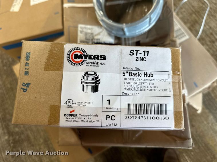 image for item LN9263 Approximately 14 hub fittings