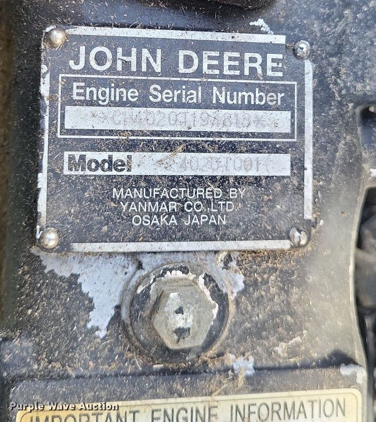 image for item LS9549 2005 John Deere 1600 Turbo  lawn mower