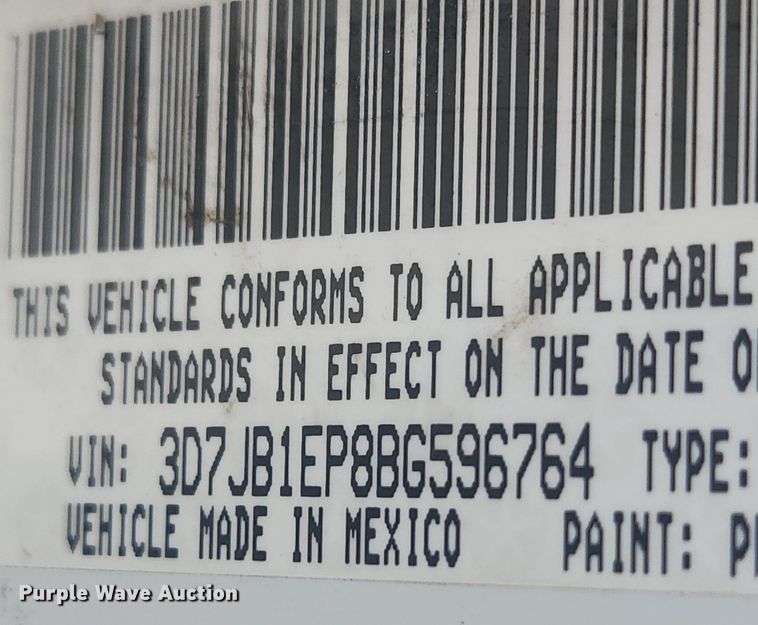 image for item LX9735 2011 Dodge Ram 1500  pickup truck