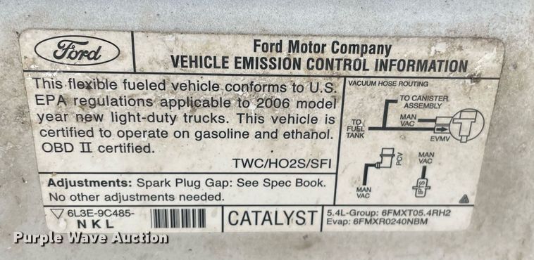 image for item LY9743 2006 Ford F150  pickup truck