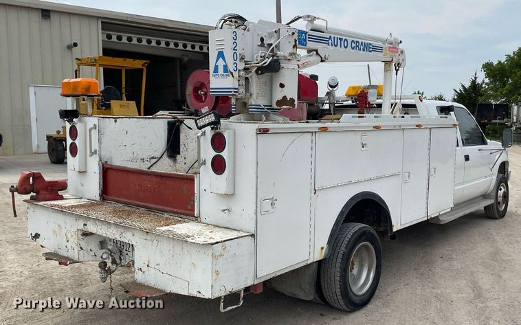 image for item LY9748 1991 Chevrolet K3500  Ext. Cab utility bed pickup truck