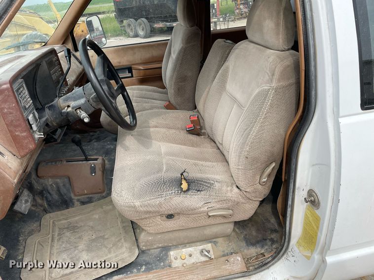 image for item LY9748 1991 Chevrolet K3500  Ext. Cab utility bed pickup truck