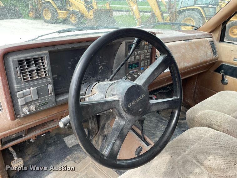 image for item LY9748 1991 Chevrolet K3500  Ext. Cab utility bed pickup truck