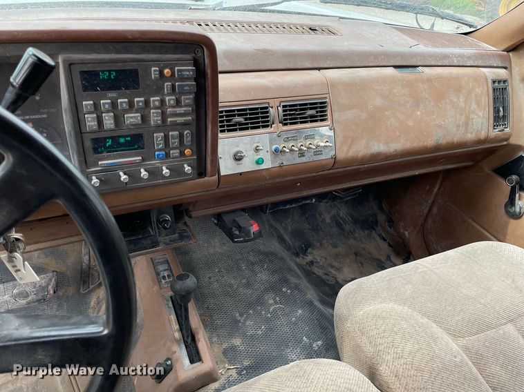 image for item LY9748 1991 Chevrolet K3500  Ext. Cab utility bed pickup truck