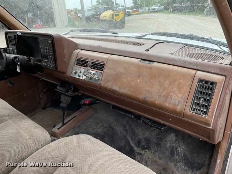 image for item LY9748 1991 Chevrolet K3500  Ext. Cab utility bed pickup truck