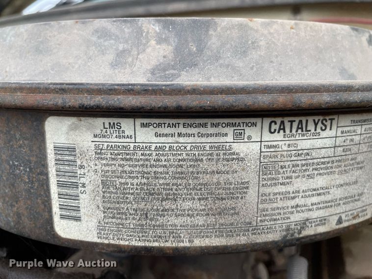 image for item LY9748 1991 Chevrolet K3500  Ext. Cab utility bed pickup truck