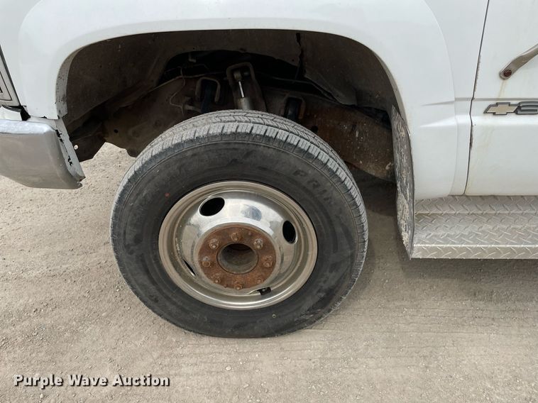 image for item LY9748 1991 Chevrolet K3500  Ext. Cab utility bed pickup truck