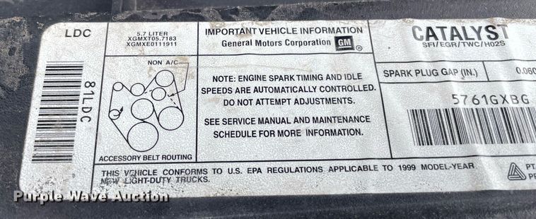 image for item LY9750 1999 Chevrolet Tahoe  SUV