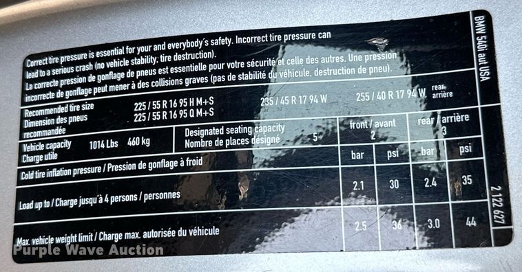 image for item MB9533 1998 BMW 540i