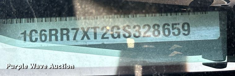 image for item MB9542 2016 Dodge Ram 1500  Crew Cab pickup truck