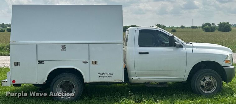 image for item MB9566 2011 Dodge Ram 3500  utility bed pickup truck