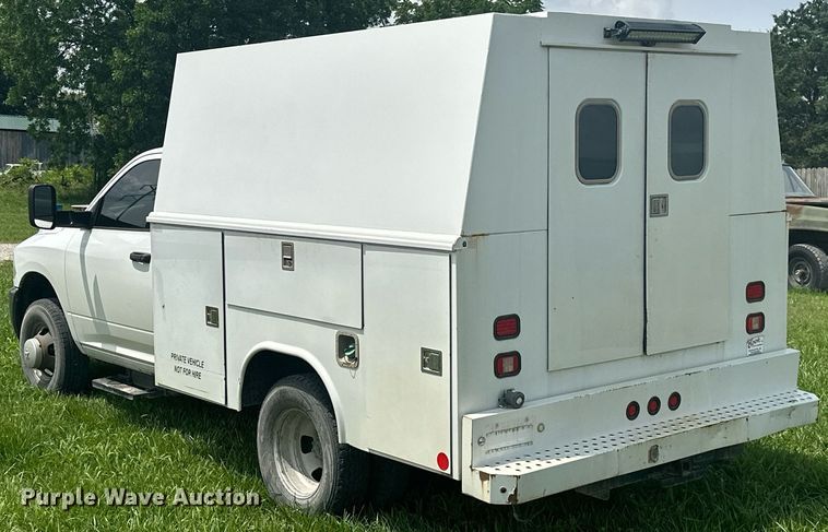 image for item MB9566 2011 Dodge Ram 3500  utility bed pickup truck