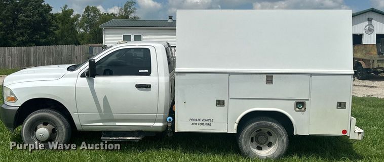 image for item MB9566 2011 Dodge Ram 3500  utility bed pickup truck