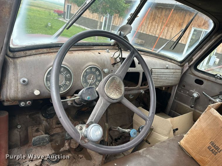 image for item MC9973 1953 Chevrolet 4100  dump flatbed pickup truck