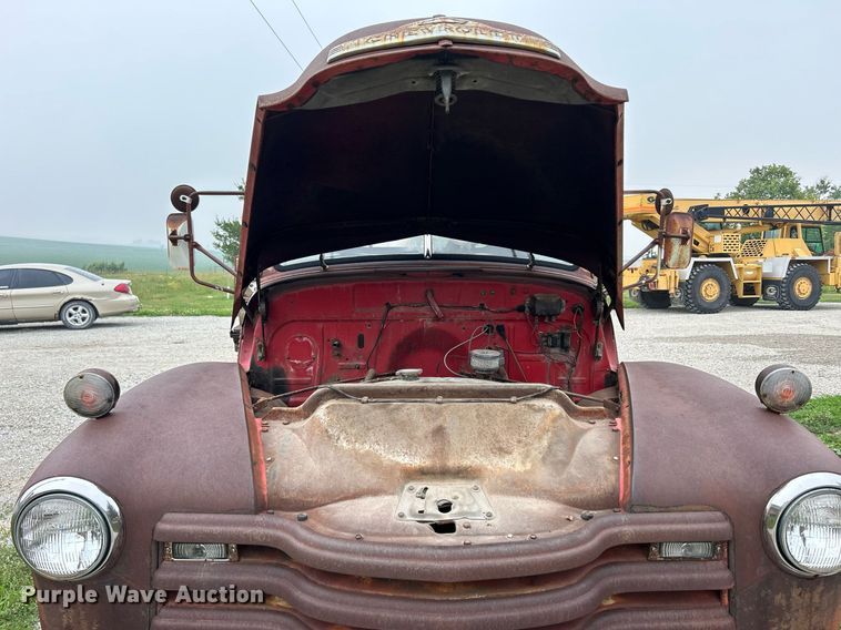 image for item MC9973 1953 Chevrolet 4100  dump flatbed pickup truck