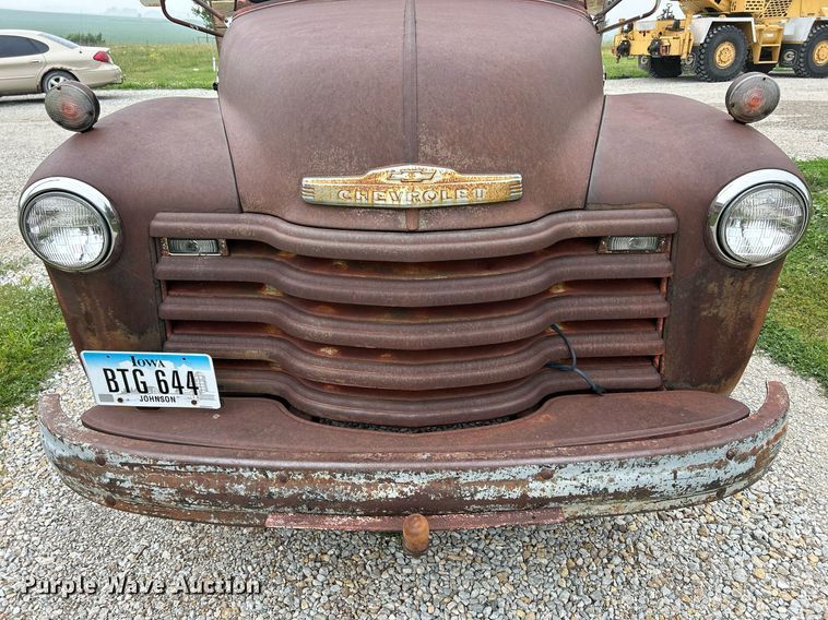 image for item MC9973 1953 Chevrolet 4100  dump flatbed pickup truck