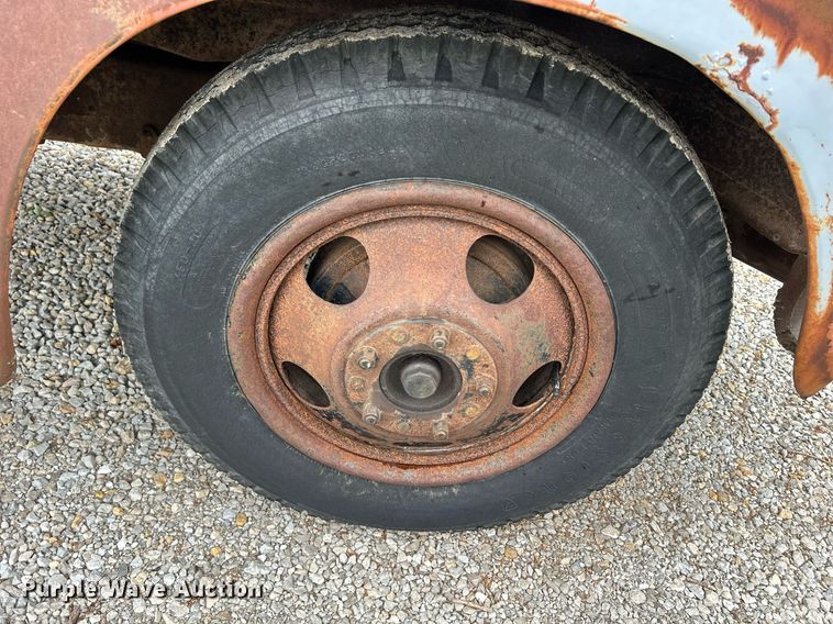 image for item MC9973 1953 Chevrolet 4100  dump flatbed pickup truck