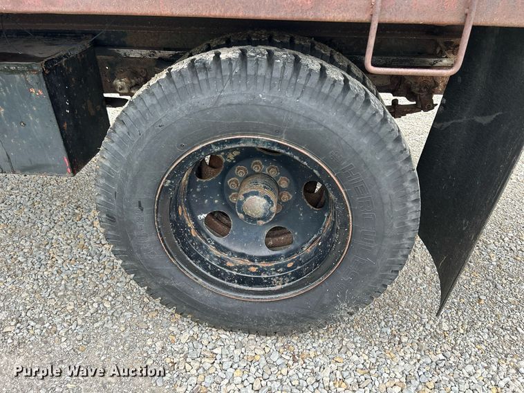 image for item MC9973 1953 Chevrolet 4100  dump flatbed pickup truck