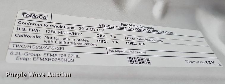 image for item MD9849 2014 Ford F250 Super Duty XL  SuperCab pickup truck