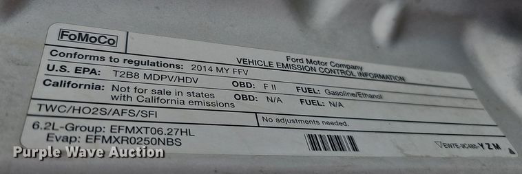 image for item MD9850 2014 Ford F250 Super Duty XL  SuperCab pickup truck