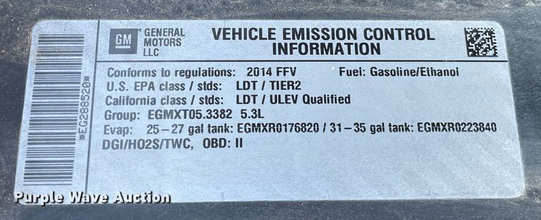 image for item ME9933 2014 Chevrolet Silverado 1500  Crew Cab pickup truck