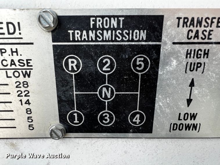 image for item MF9855 1968 Kaiser Jeep M35A2  truck cab and chassis