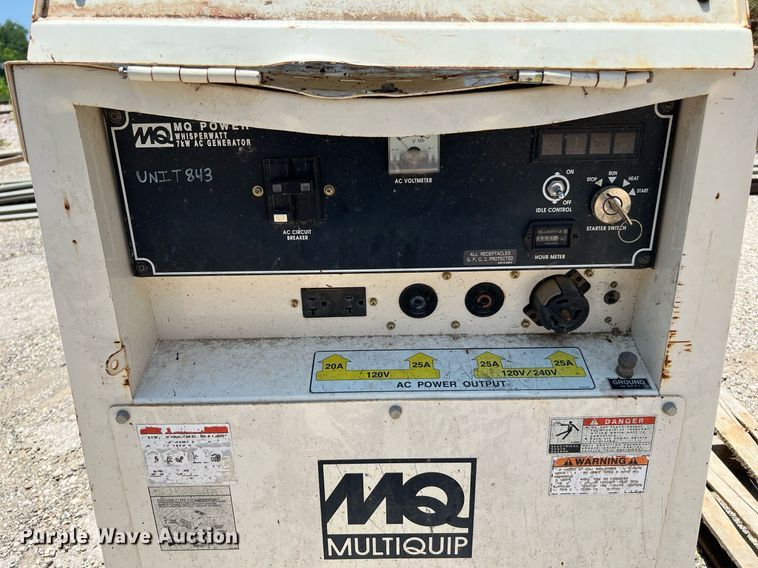image for item MG9029 Multiquip Whisperwatt DA-7000SSA  generator